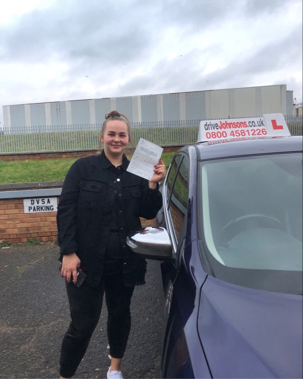 driving test pass photo of Aldona Baikstyte