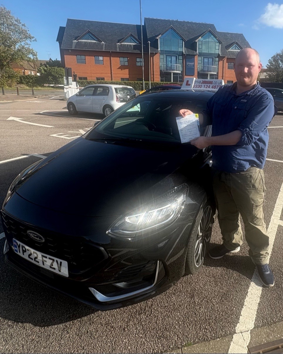 driving test pass photo of Tony Ringrose