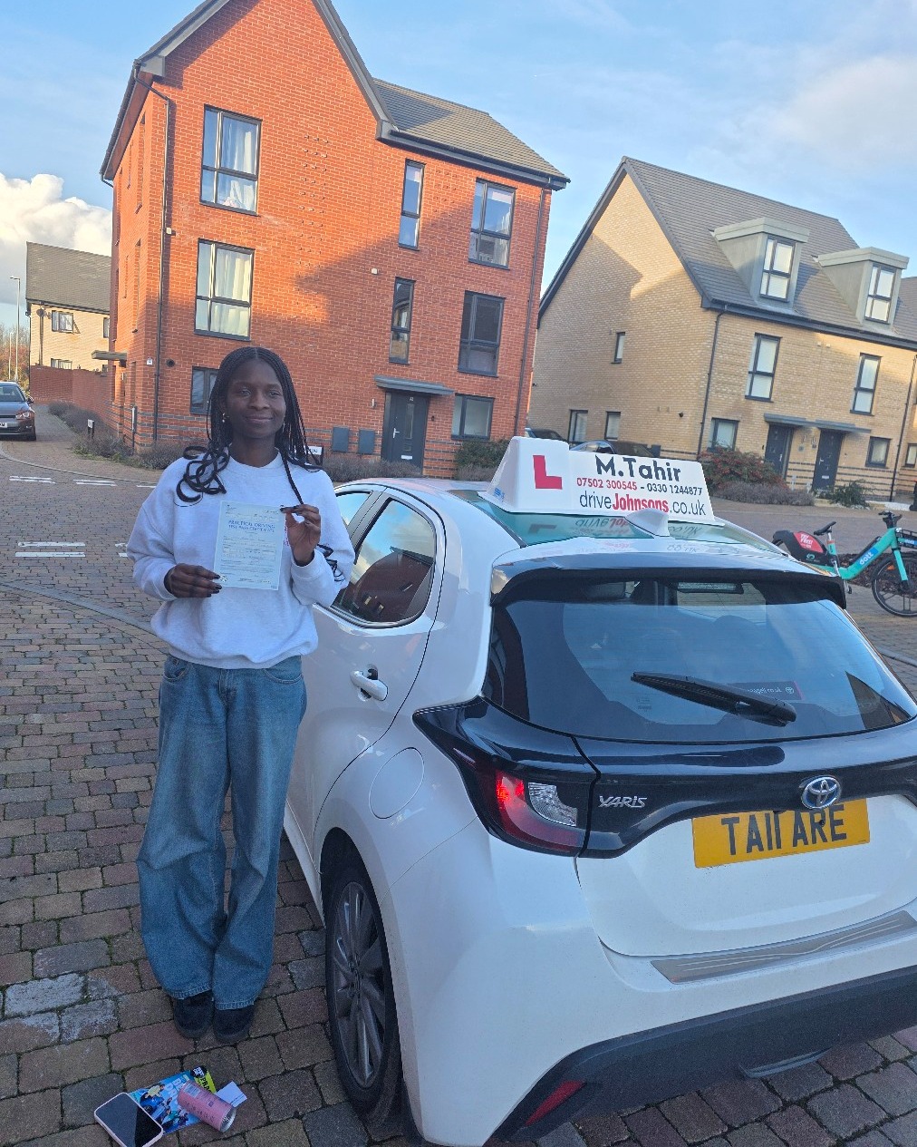driving test pass photo of Temiloluwa Jasmine King