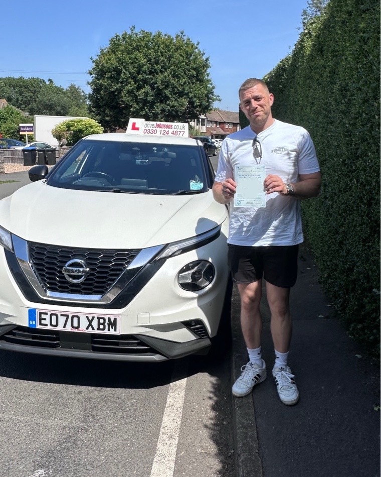driving test pass photo of Ben Hoy-Taylor