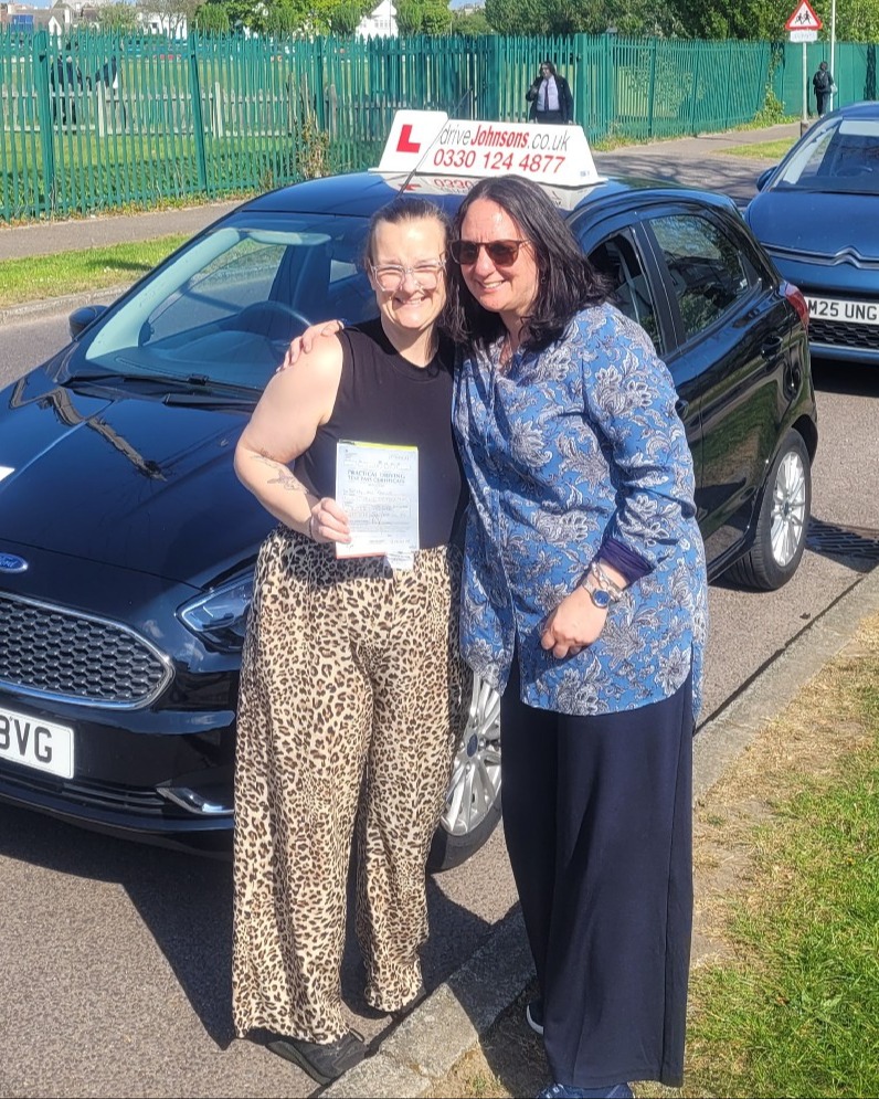 driving test pass photo of Shelby Collins