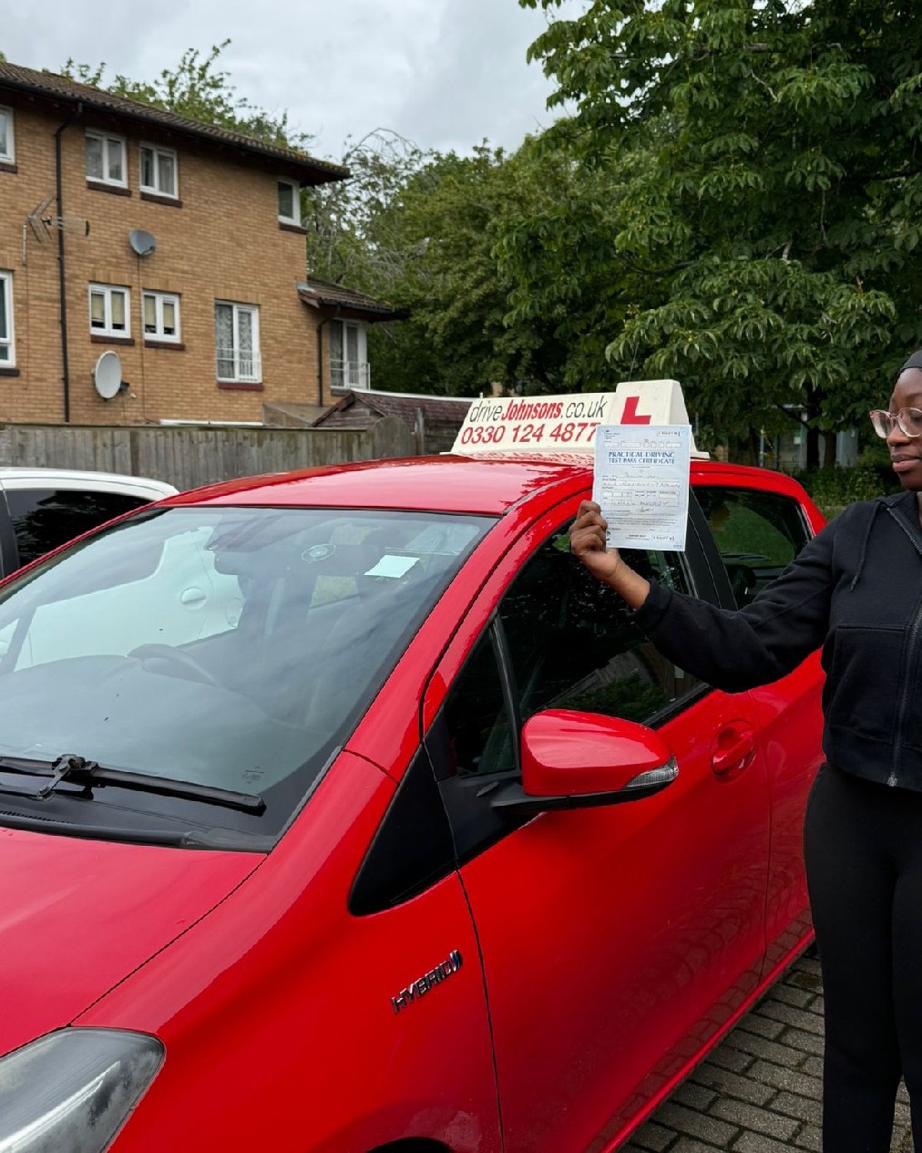 driving test pass photo of Priscilla Osei