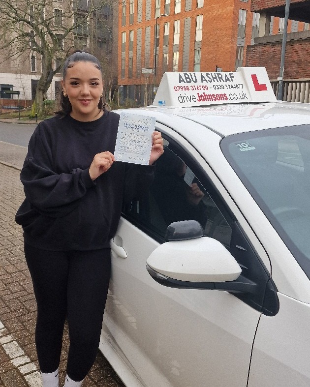 driving test pass photo of Emma Harvey