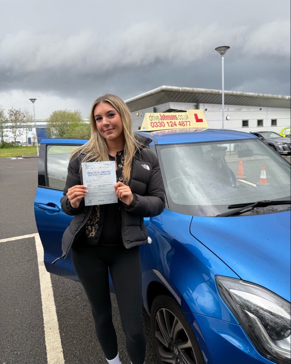 driving test pass photo of Mia Proctor