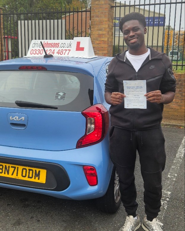 driving test pass photo of Kevin Sakyi