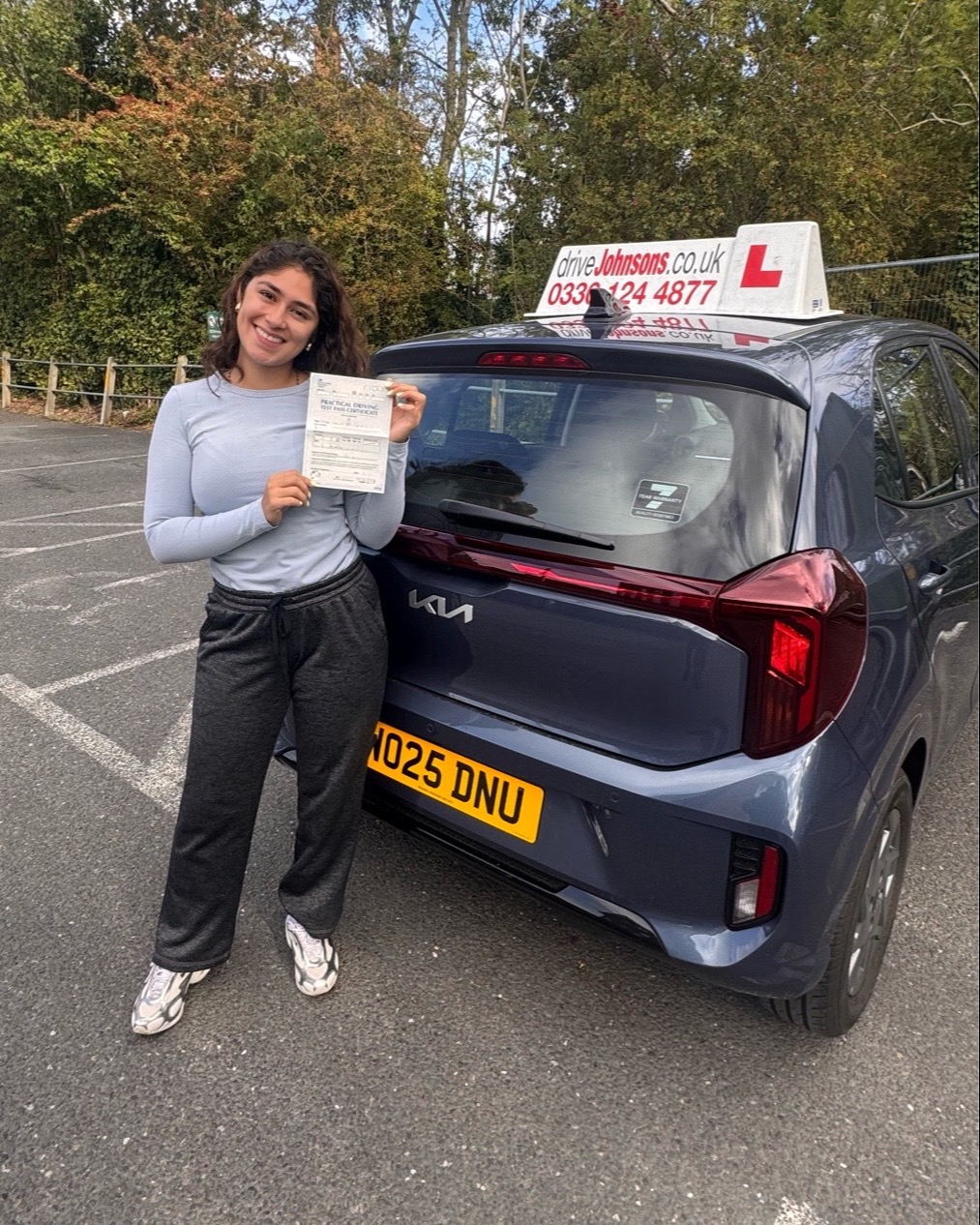 driving test pass photo of Ana Bulnes