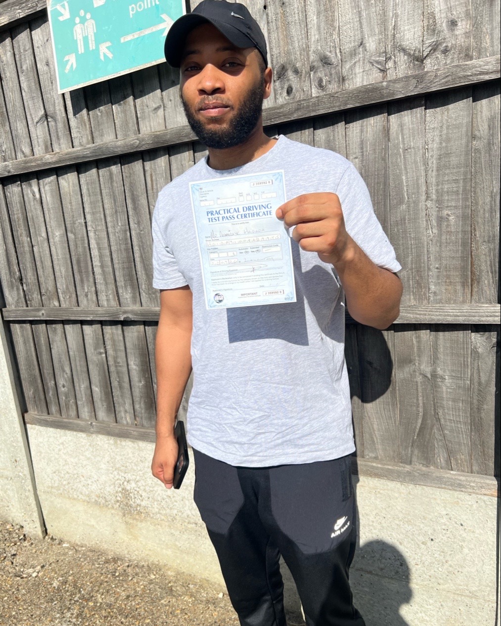 driving test pass photo of Addoulaye Haidara