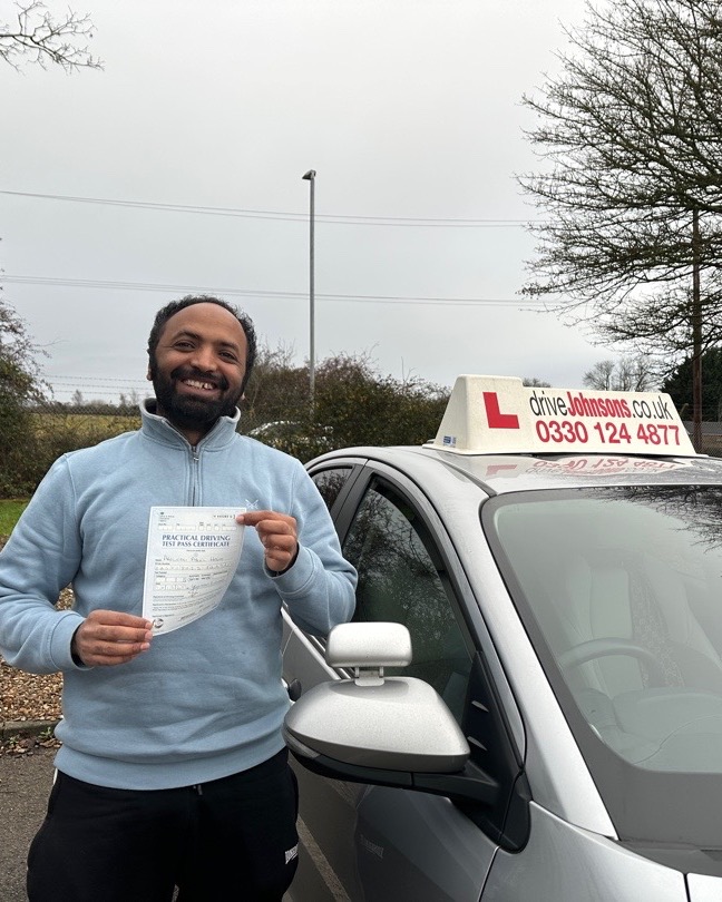 driving test pass photo of Afe Warki  Hasi