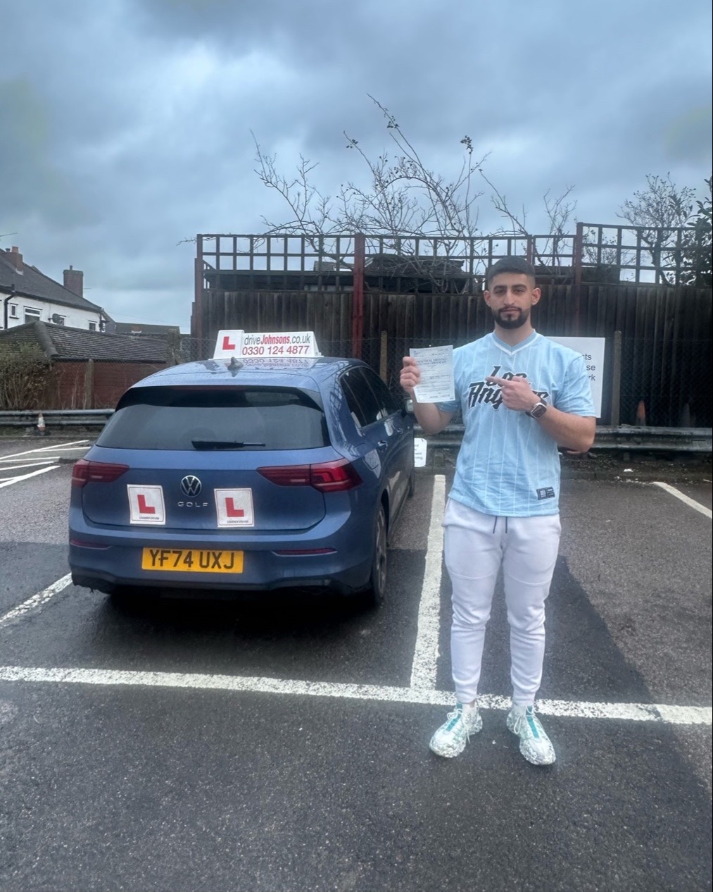 driving test pass photo of Mohammad Tamim Noor