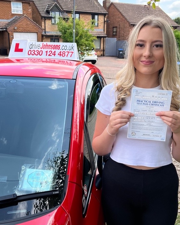 Phoebe Bostridge driving test pass photo of Phoebe Bostridge
