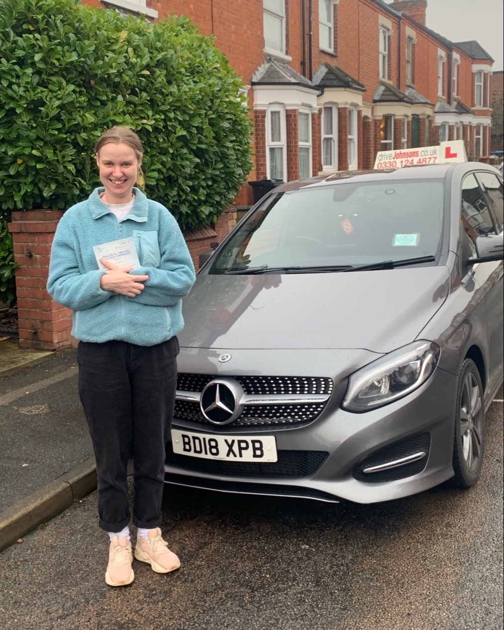 driving test pass photo of Emily Cheshire