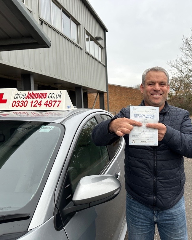 driving test pass photo of Habibi Fraidoon