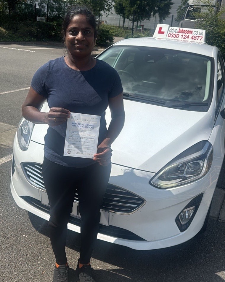 Kalaivaani Sakthivel driving test pass photo of Kalaivaani Sakthivel
