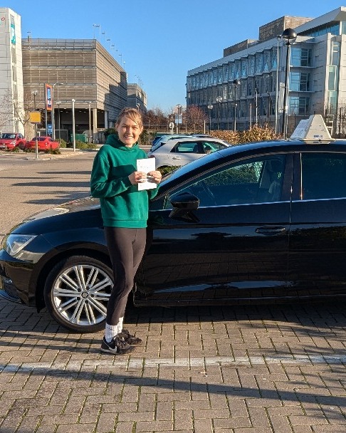 driving test pass photo of Natasha Davies