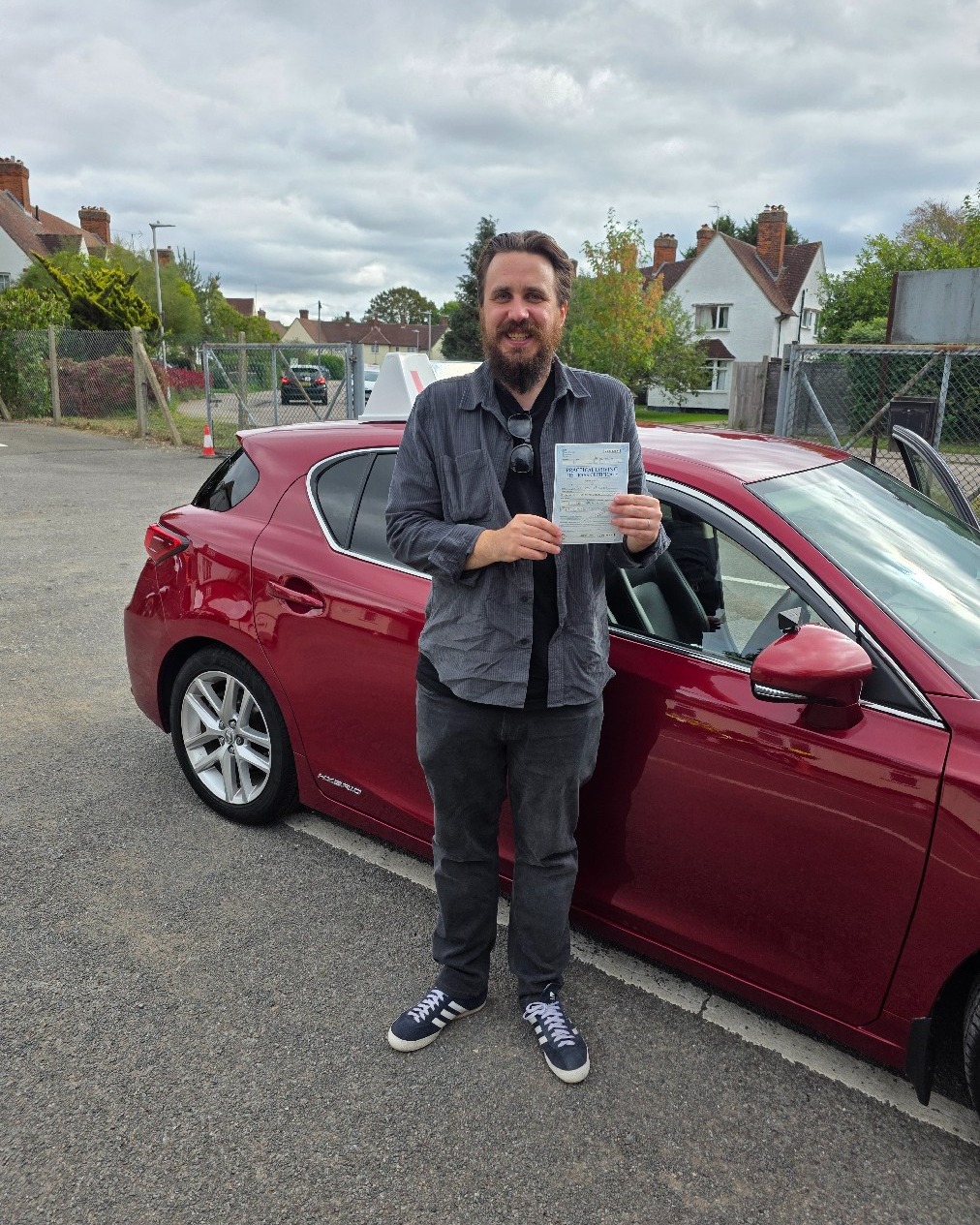 driving test pass photo of Jack Massey