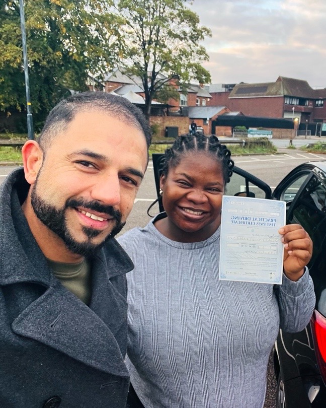 driving test pass photo of Ayanfeoluwa Olaiya
