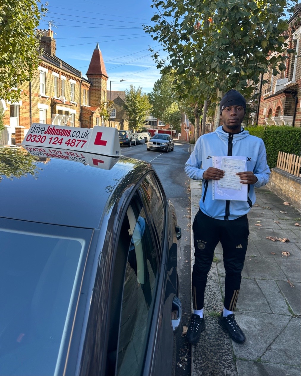 driving test pass photo of Joshua Weekes