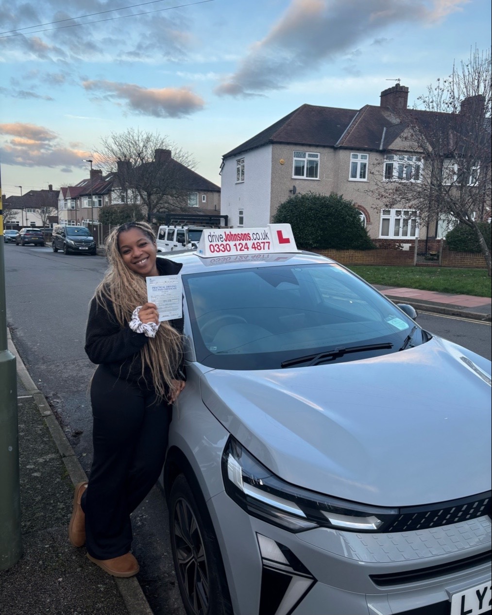 driving test pass photo of Ugorji Agbai