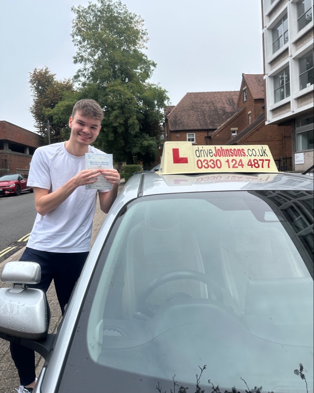 driving test pass photo of Taylor Smart