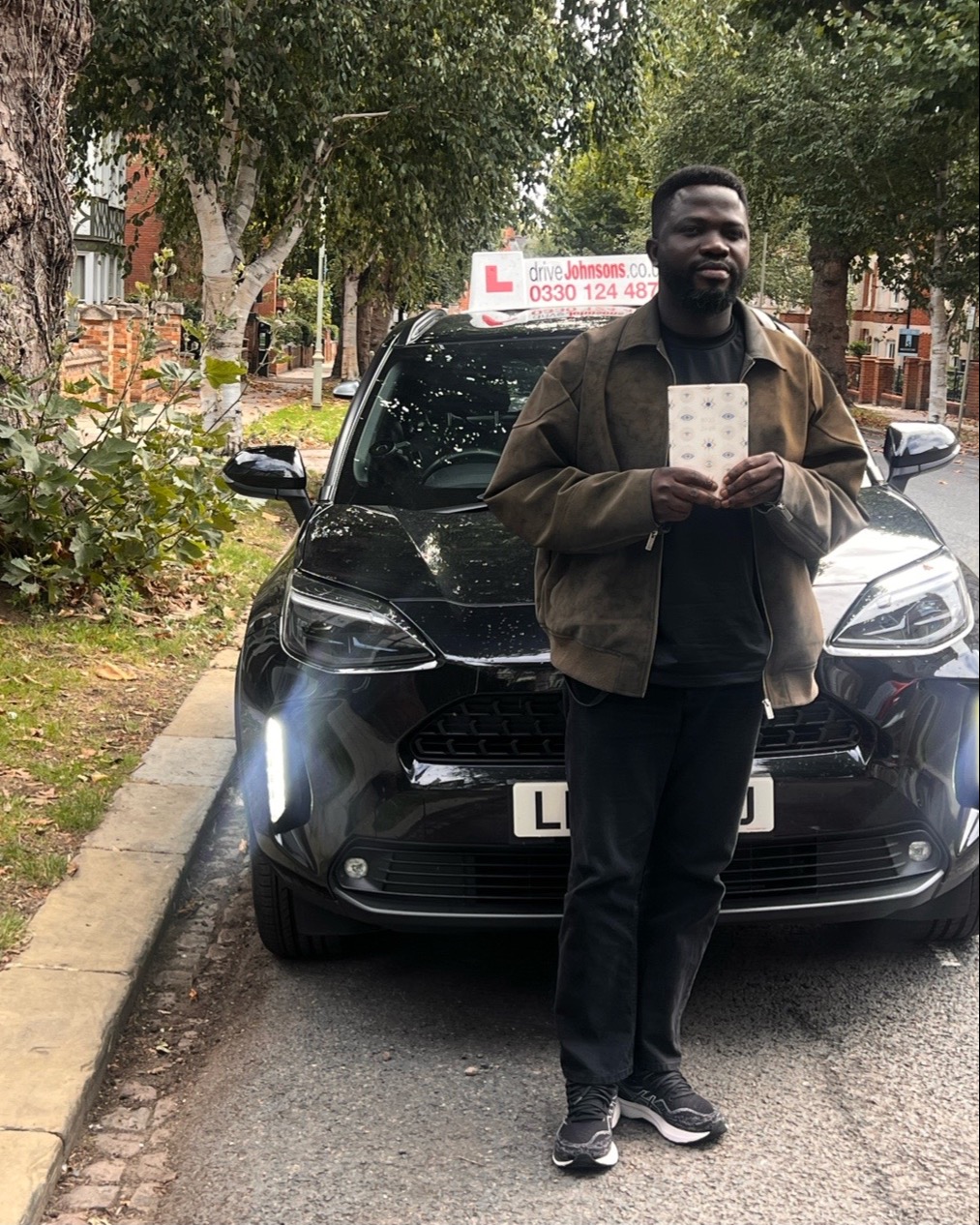 driving test pass photo of Daniel Timitope