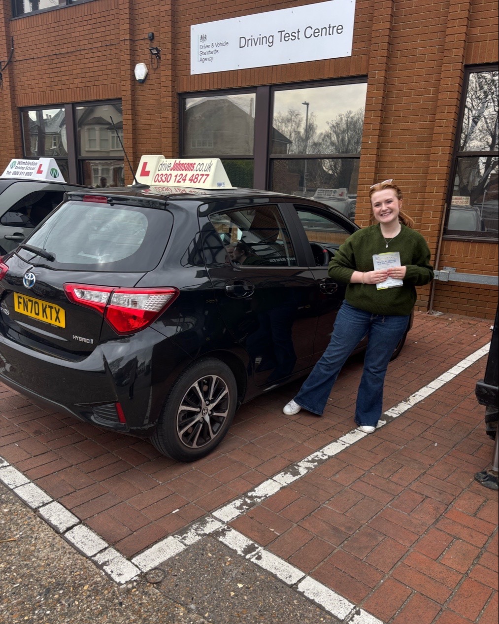 driving test pass photo of Holly Watson