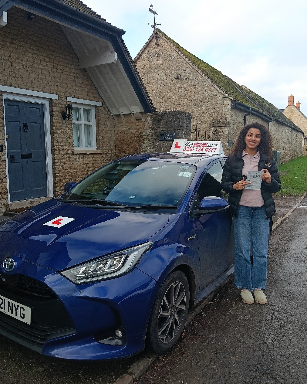 driving test pass photo of Chaimaan Elbouni