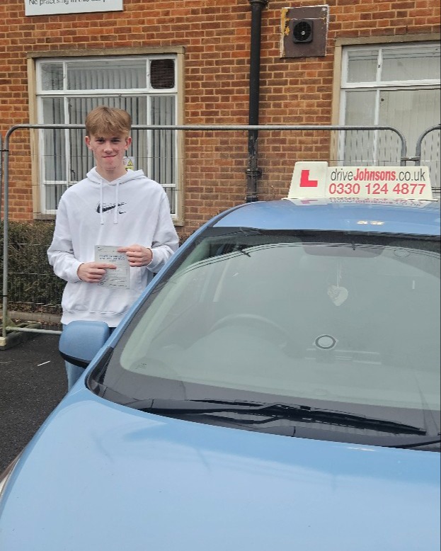 driving test pass photo of Joshua Hamilton