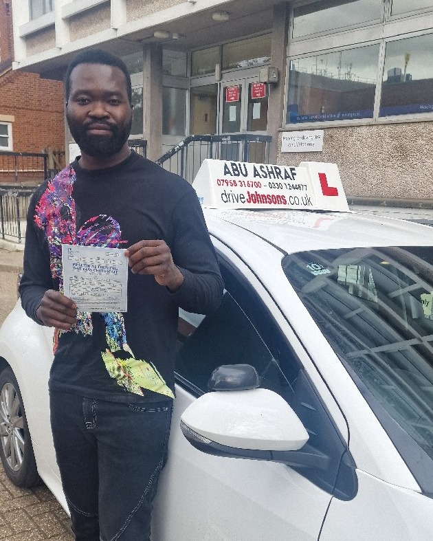 driving test pass photo of Opaku