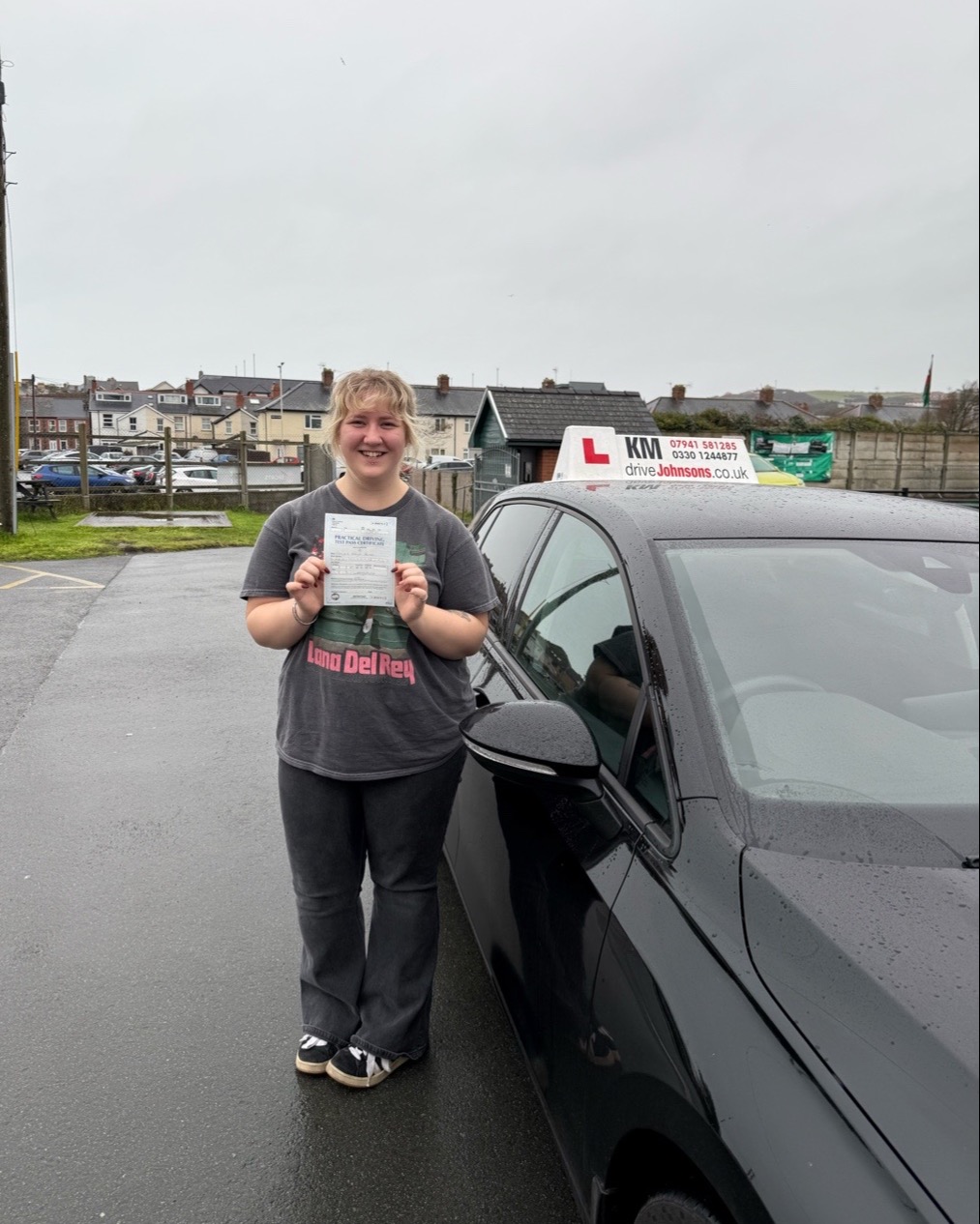 driving test pass photo of Georgia Harris