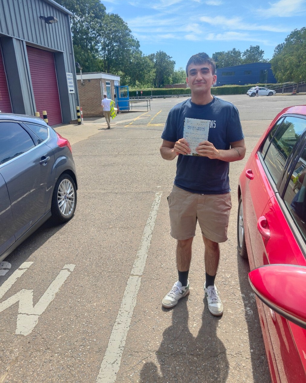 Matthew Ubhi driving test pass photo of Matthew Ubhi
