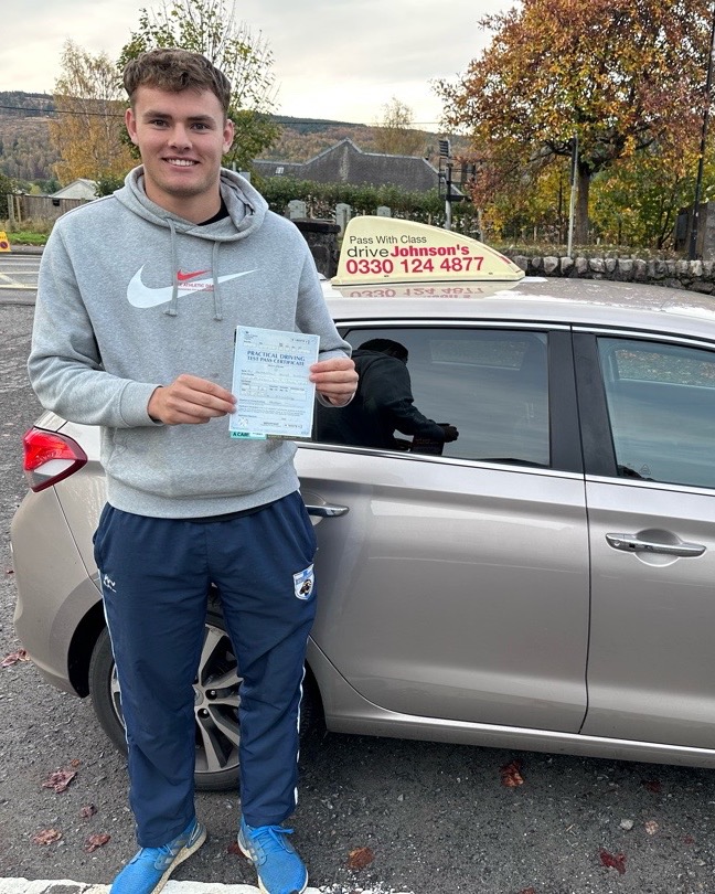 seb goodman driving test pass photo of seb goodman