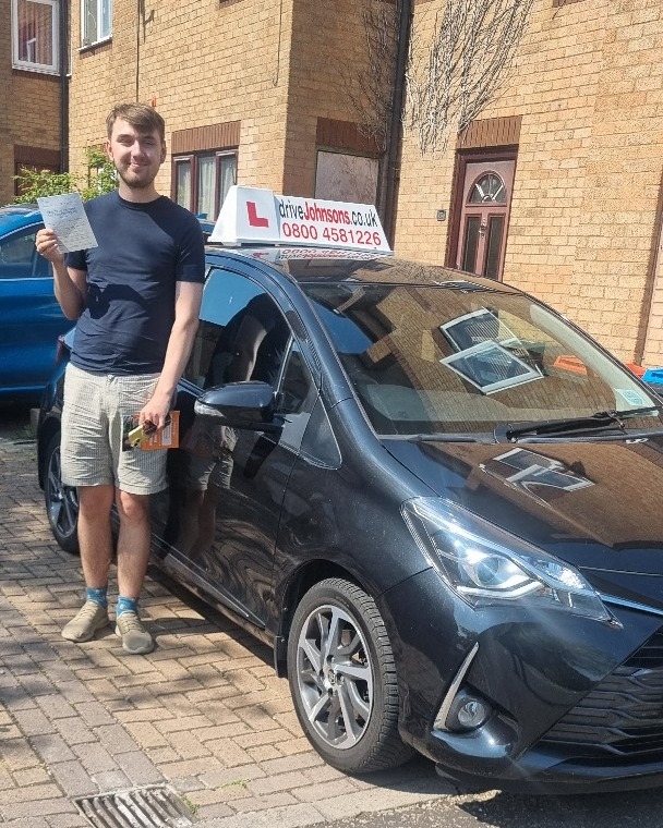 Lewis Buchan driving test pass photo of Lewis Buchan