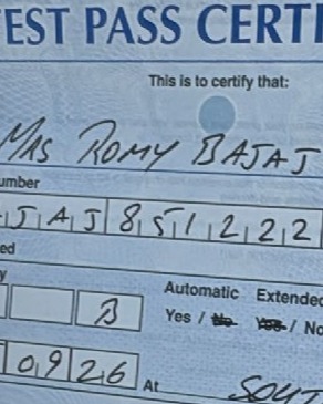 Romy Bajaj Pass Photo