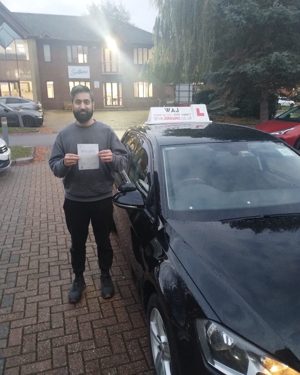 driving test pass photo of Anas Majid