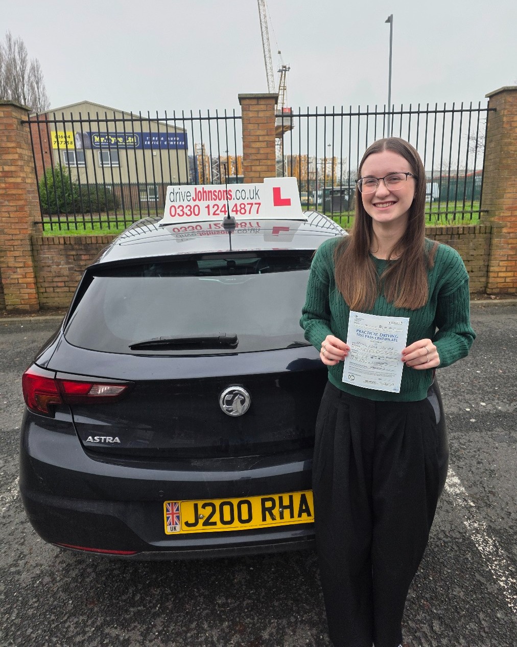 driving test pass photo of Abigail Riches