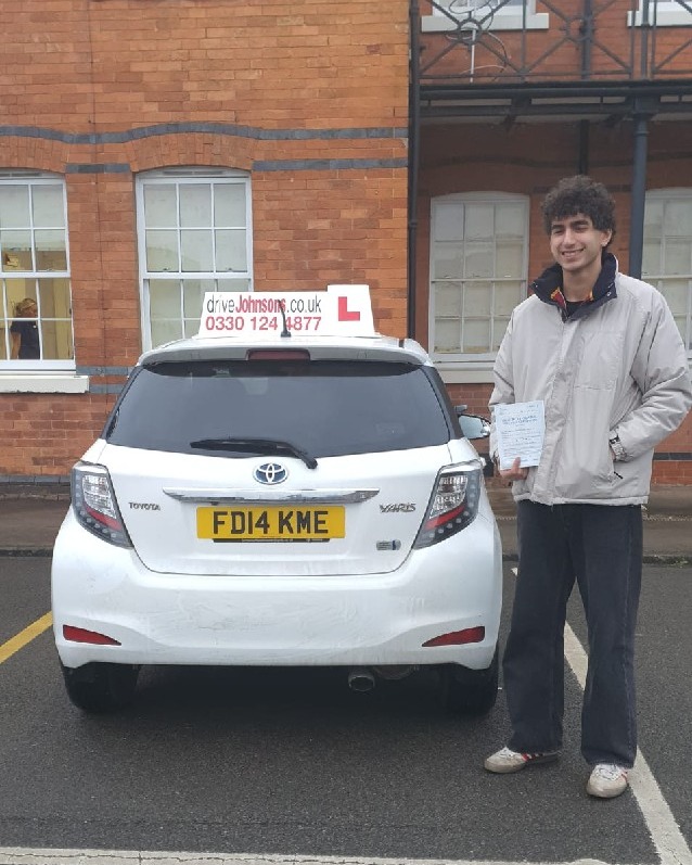 driving test pass photo of Erfun