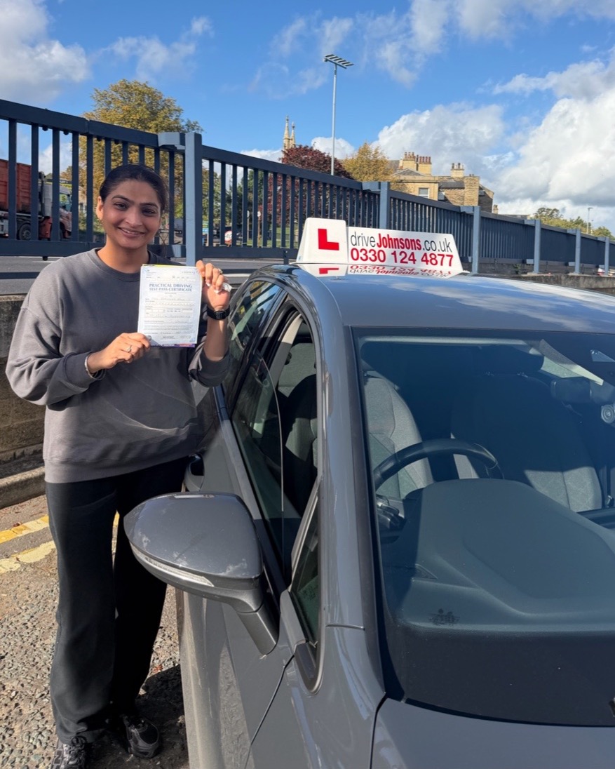 driving test pass photo of Harpreet .