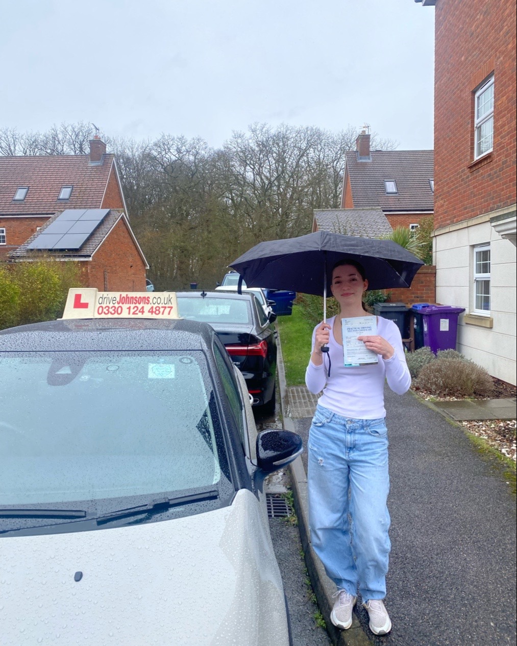 driving test pass photo of Connie Hawke