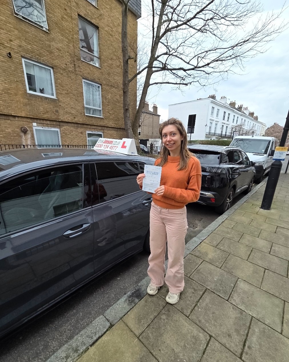 driving test pass photo of Jane Withersgreen