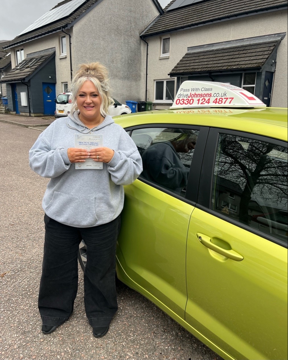 driving test pass photo of Lauryn Ferguson