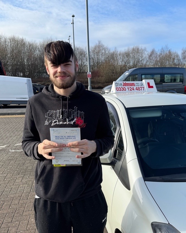 driving test pass photo of Joshua Edwards
