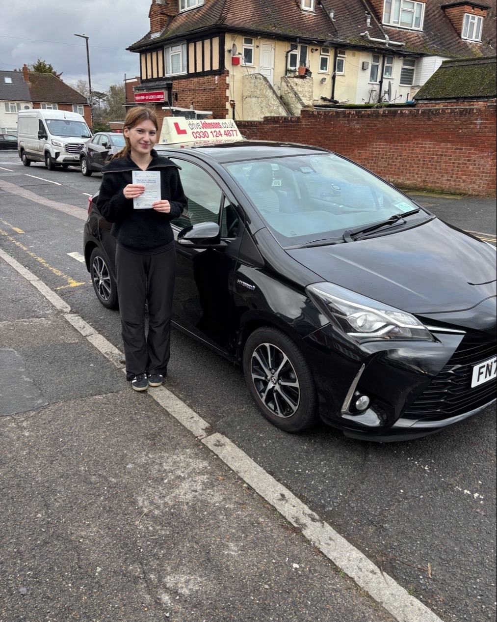 driving test pass photo of Jasmine Wiecaszek