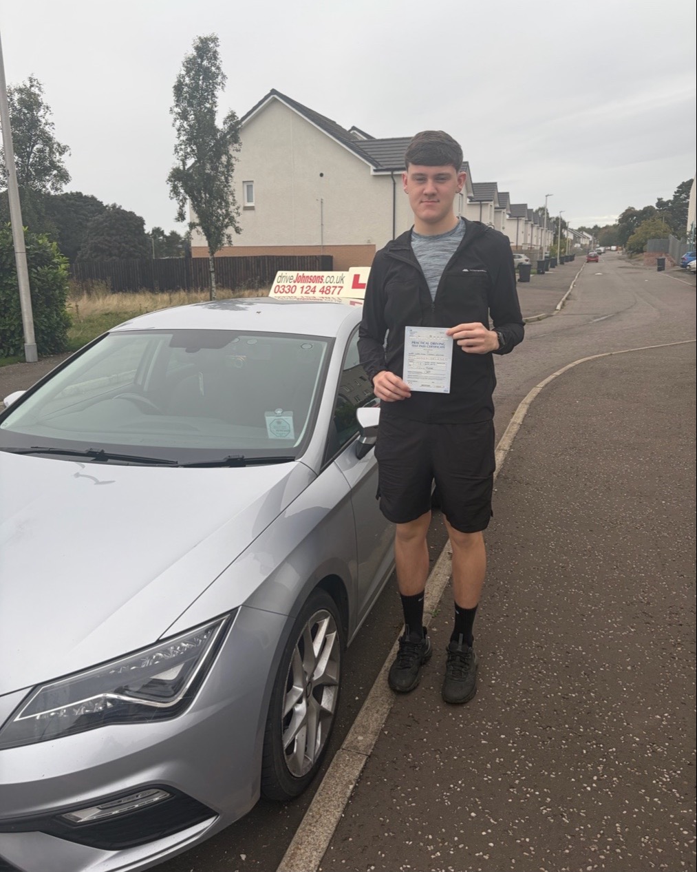 driving test pass photo of Lucas Ryan Stephen Nelson