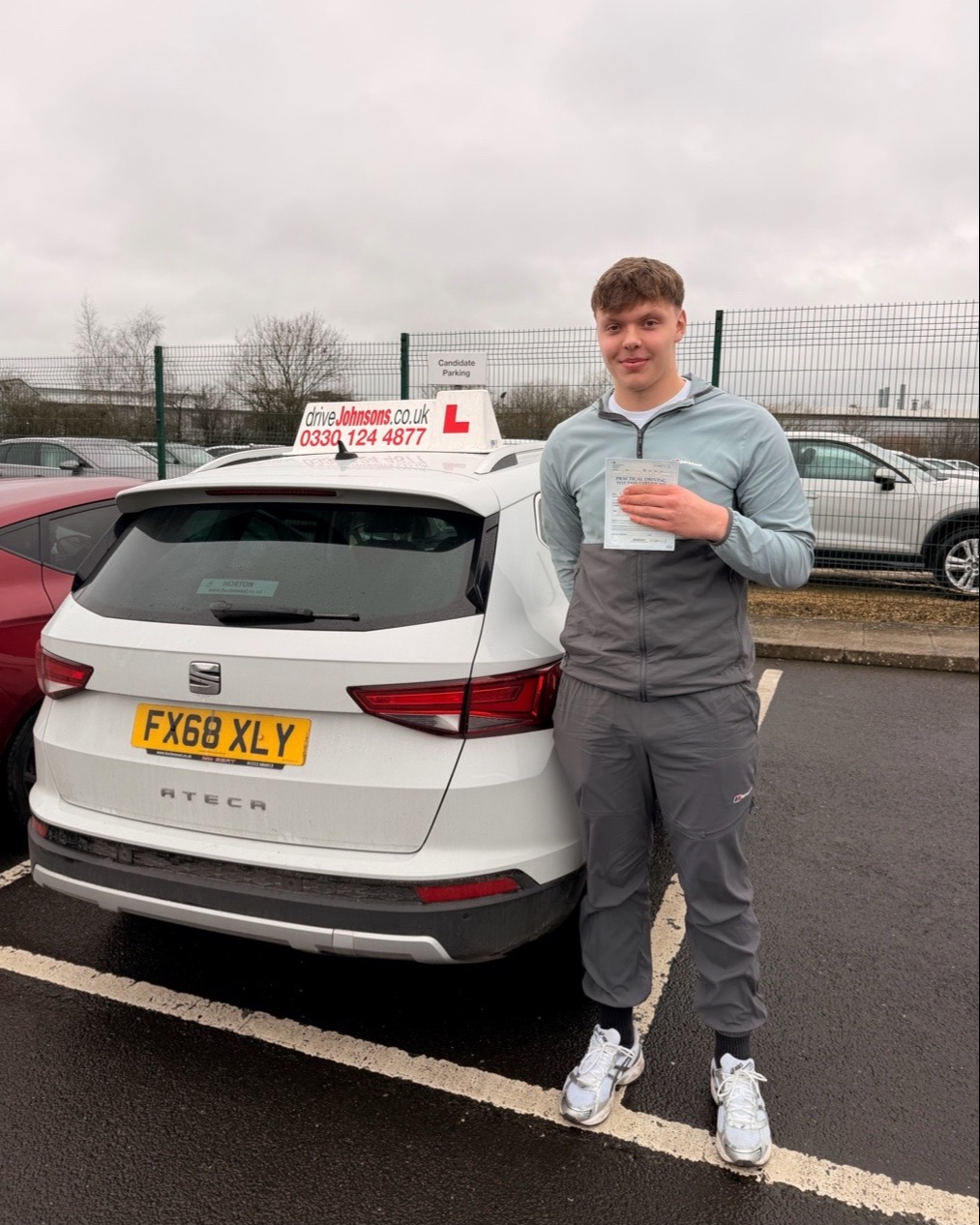 driving test pass photo of Rio Keeley