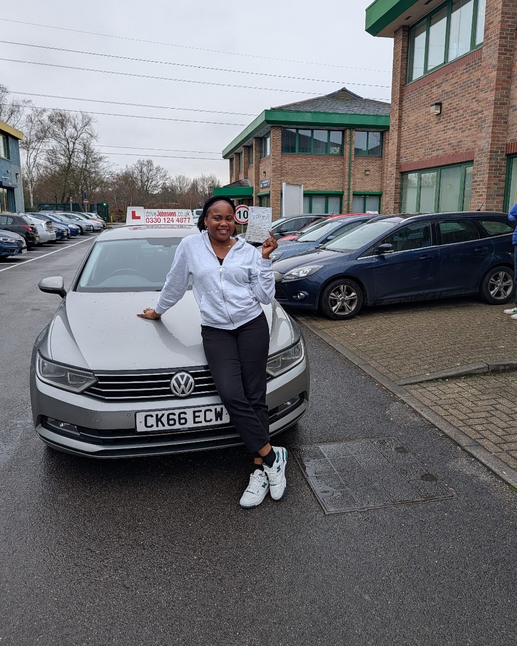 driving test pass photo of Stephanay Ewuzie