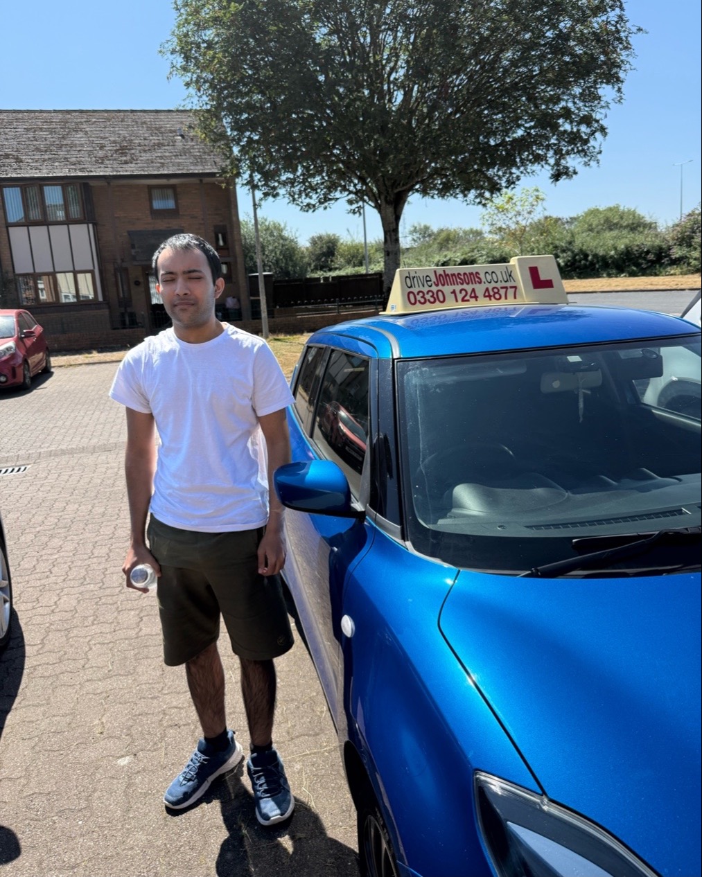 driving test pass photo of Shaun Joseph
