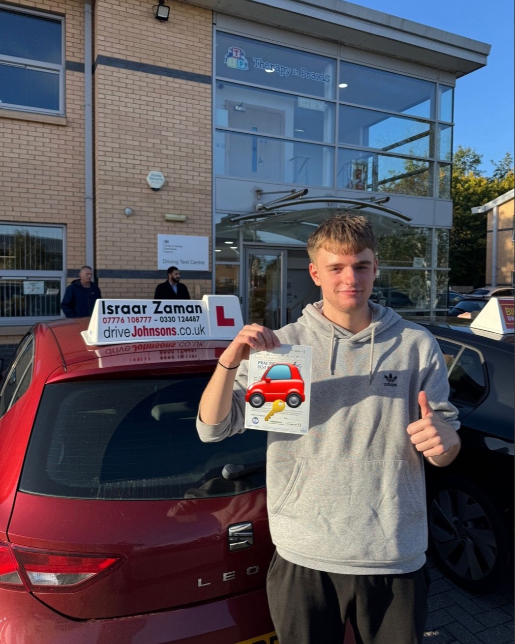 George Sturges driving test pass photo of George Sturges