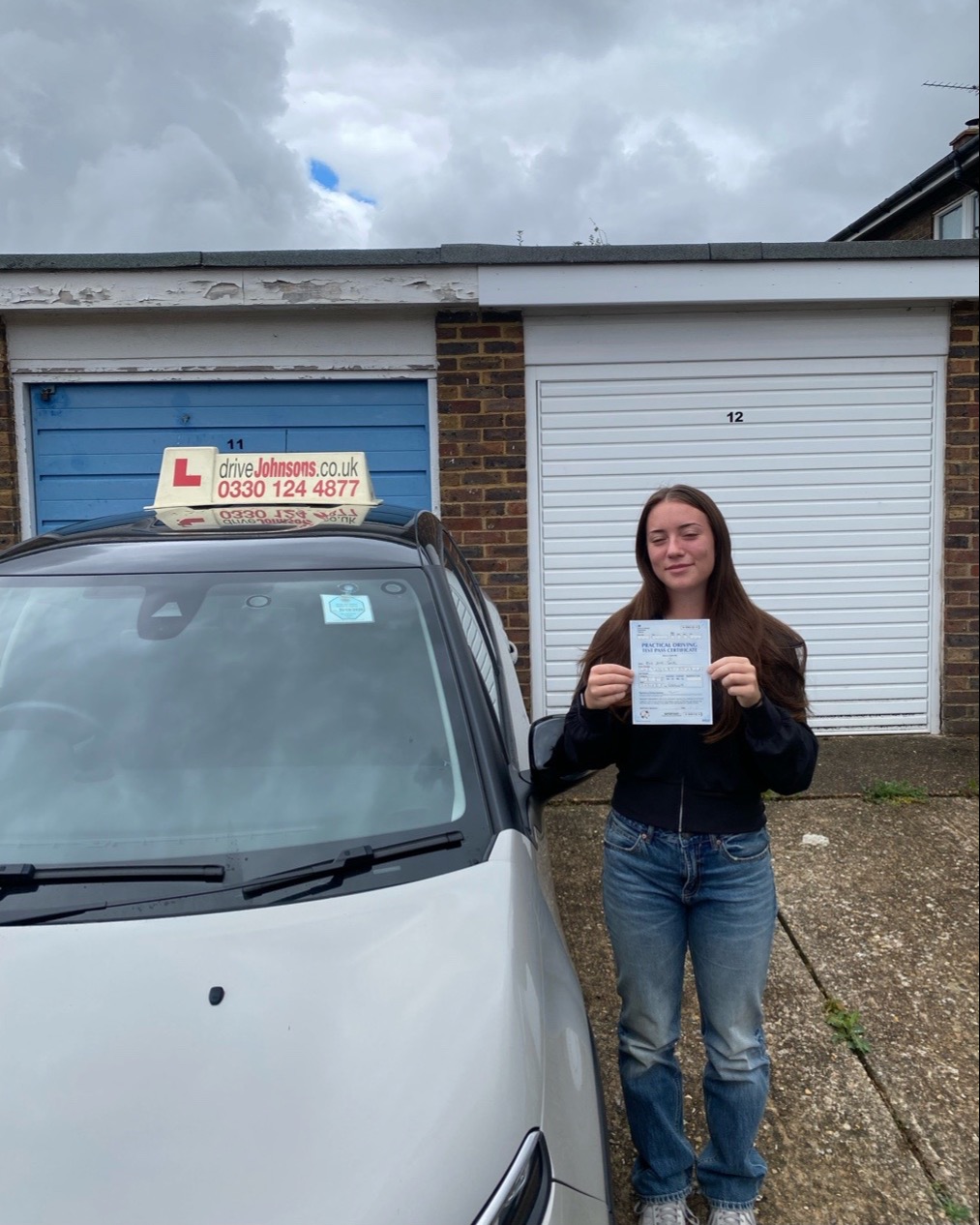 Evie Smith driving test pass photo of Evie Smith