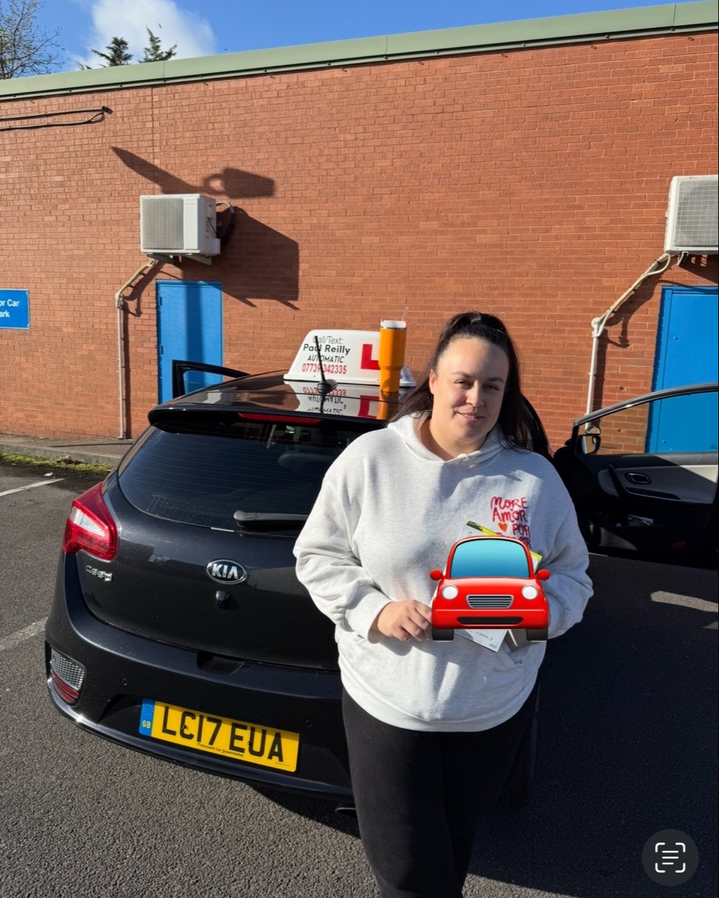 Chelsea Shepherd driving test pass photo of Chelsea Shepherd