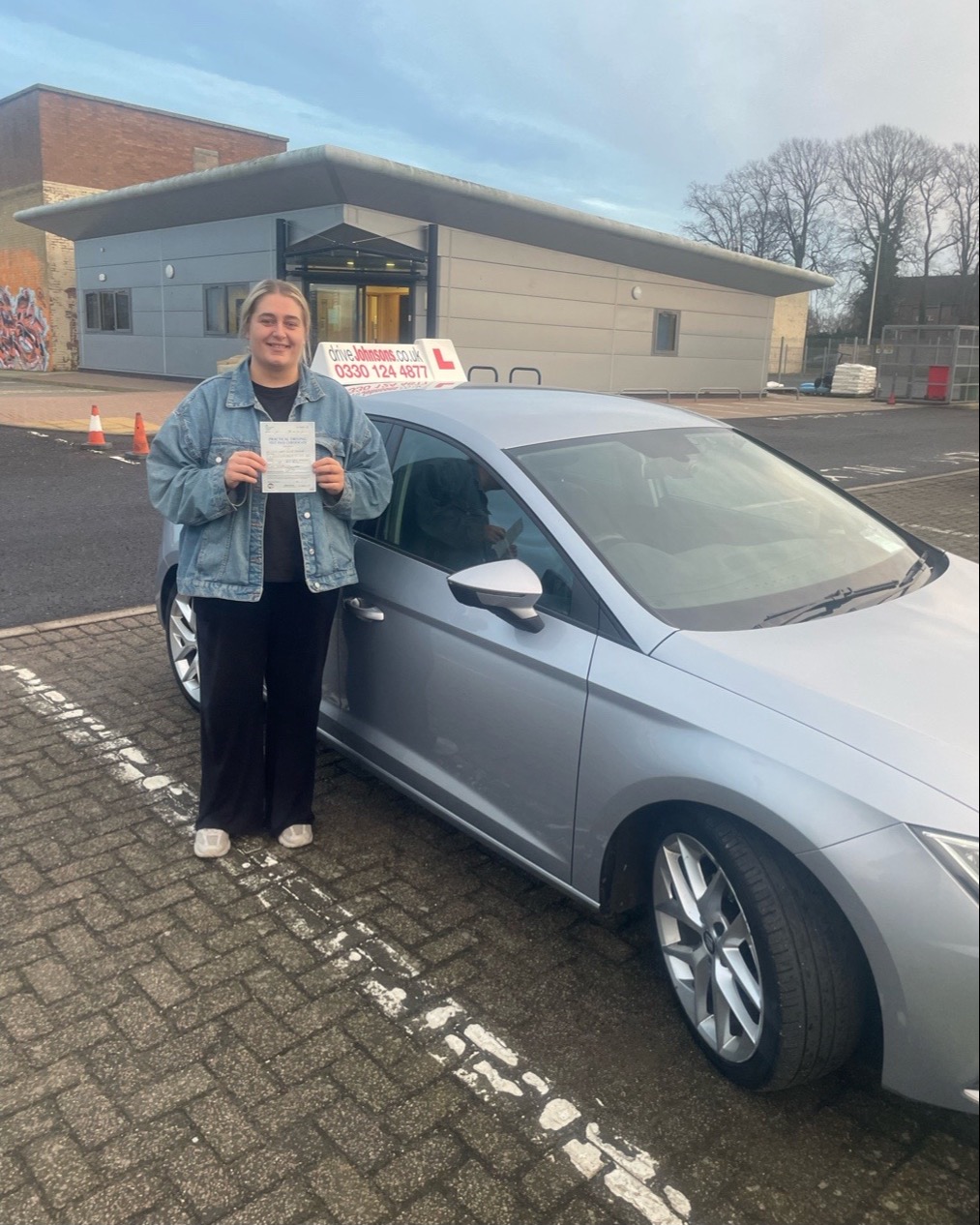 driving test pass photo of Libby Forster